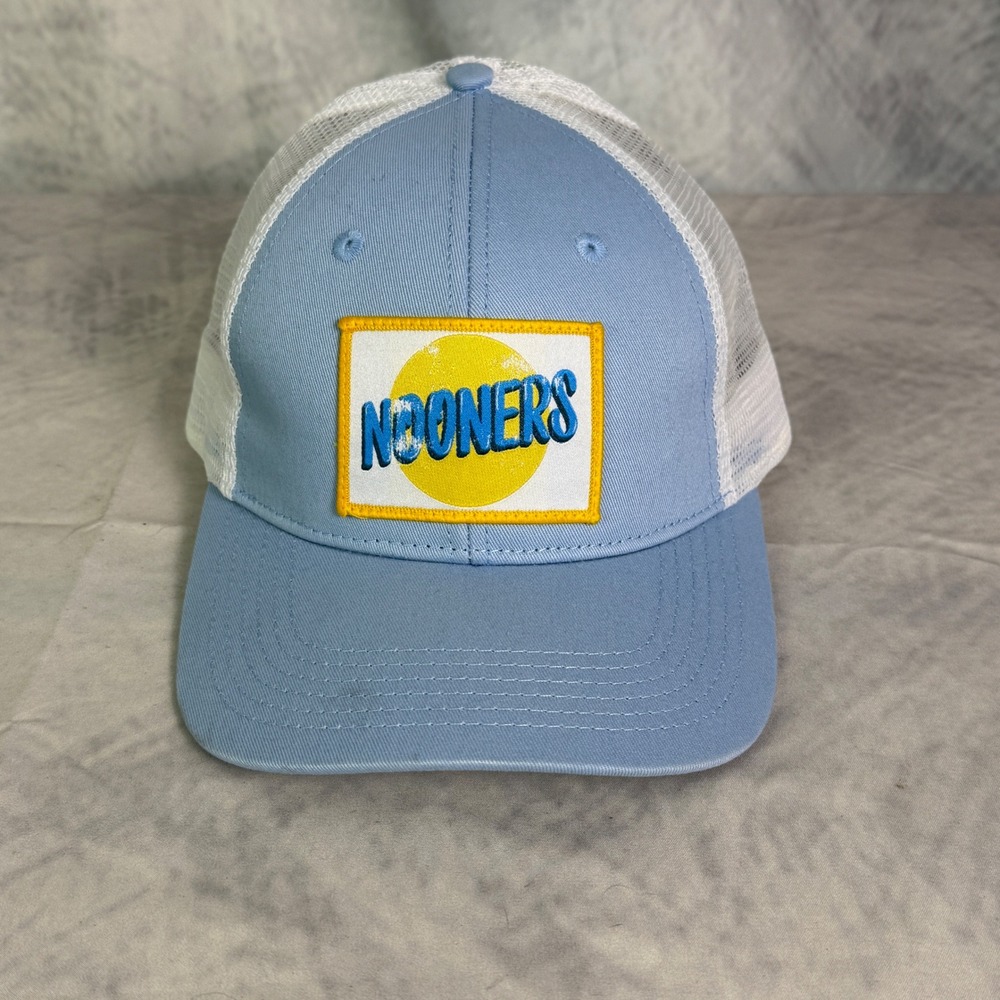 Barstool Sports Nooners Trucker Hat Blue White Mesh Snapback Baseball Cap